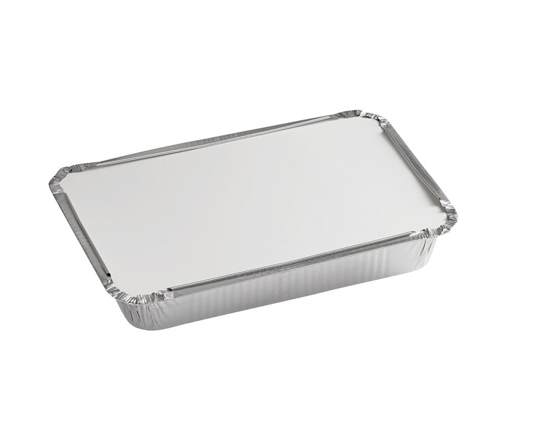 1.5LB Oblong (Deep) Take-Out Foil Pan w/Dome Lid