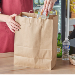12 x 9 x 15 Natural Kraft Paper Shopping Bag with Handles – 200 Case 2 12 x 9 x 15   Natural Kraft Paper Shopping Bag with Handles - 200 Case 2
