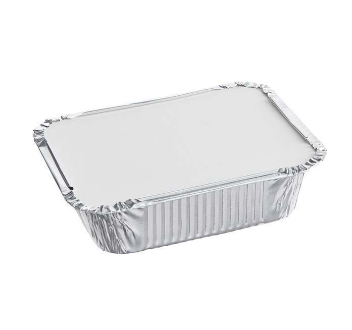 1.5LB Oblong (Deep) Take-Out Foil Pan w/Dome Lid - Image 2