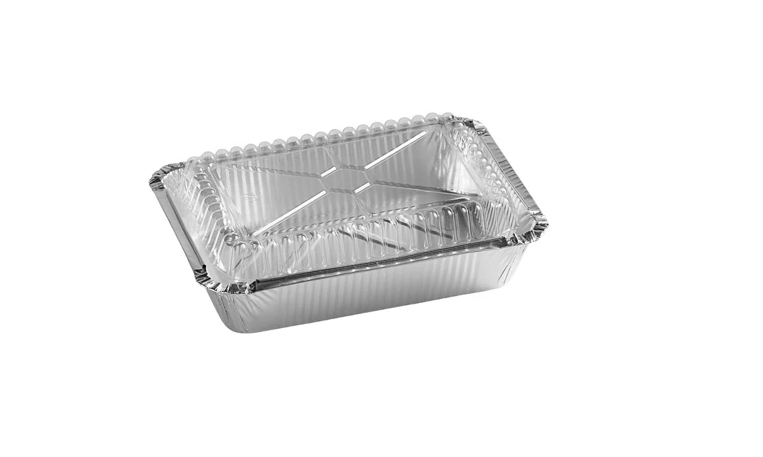 1.5LB Oblong (Deep) Take-Out Foil Pan w/Dome Lid - Image 4