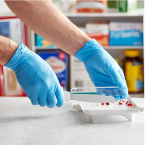 Nitrile Blue All-Purpose Powder-Free Disposable Gloves 2 Nitrile   Blue  All-Purpose Powder-Free Disposable Gloves 2